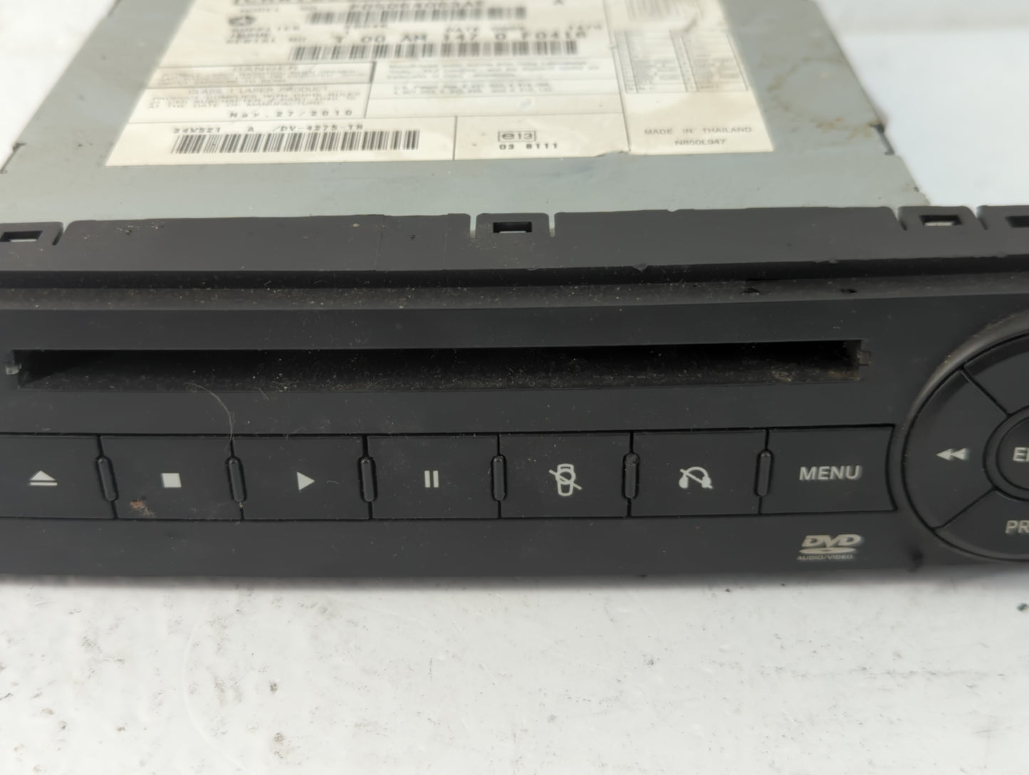 2012-2016 Chrysler Town & Country Radio AM FM Cd Player Receiver Replacement P/N:P05064063AE Fits OEM Used Auto Parts - Oemu