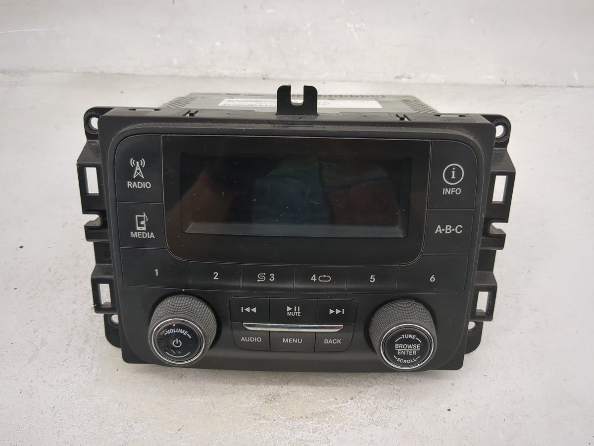 2015 Dodge 3500 Pickup Radio AM FM Cd Player Receiver Replacement P/N:P68245816AD A2C9402 Fits Fits 2016 OEM Used Auto Parts