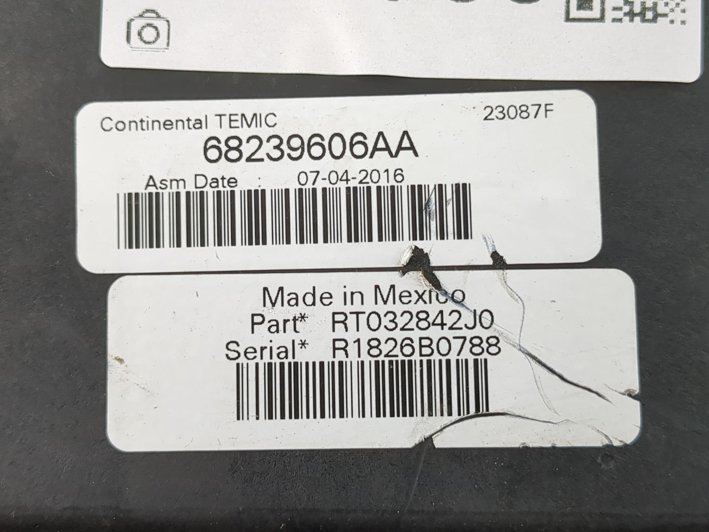 Dodge Caravan Fusebox Fuse Box Relay Module Tipm 68239606aa - Oemusedautoparts1.com