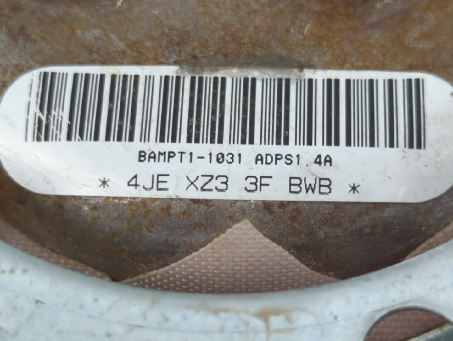 2015 Dodge Caravan Air Bag Driver Left Steering Wheel Mounted P/N:4JE XZ3 3F Fits Fits 2012 OEM Used Auto Parts - Oemusedaut