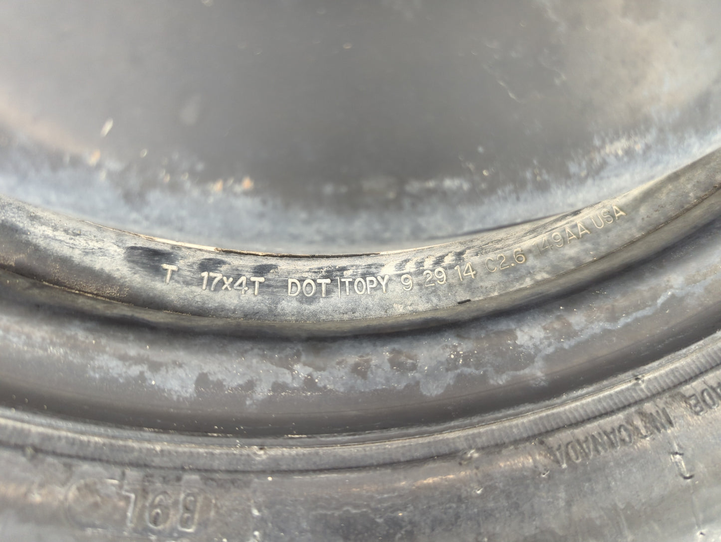 Dodge Caravan Spare Donut Tire Wheel Rim Oem - Oemusedautoparts1.com