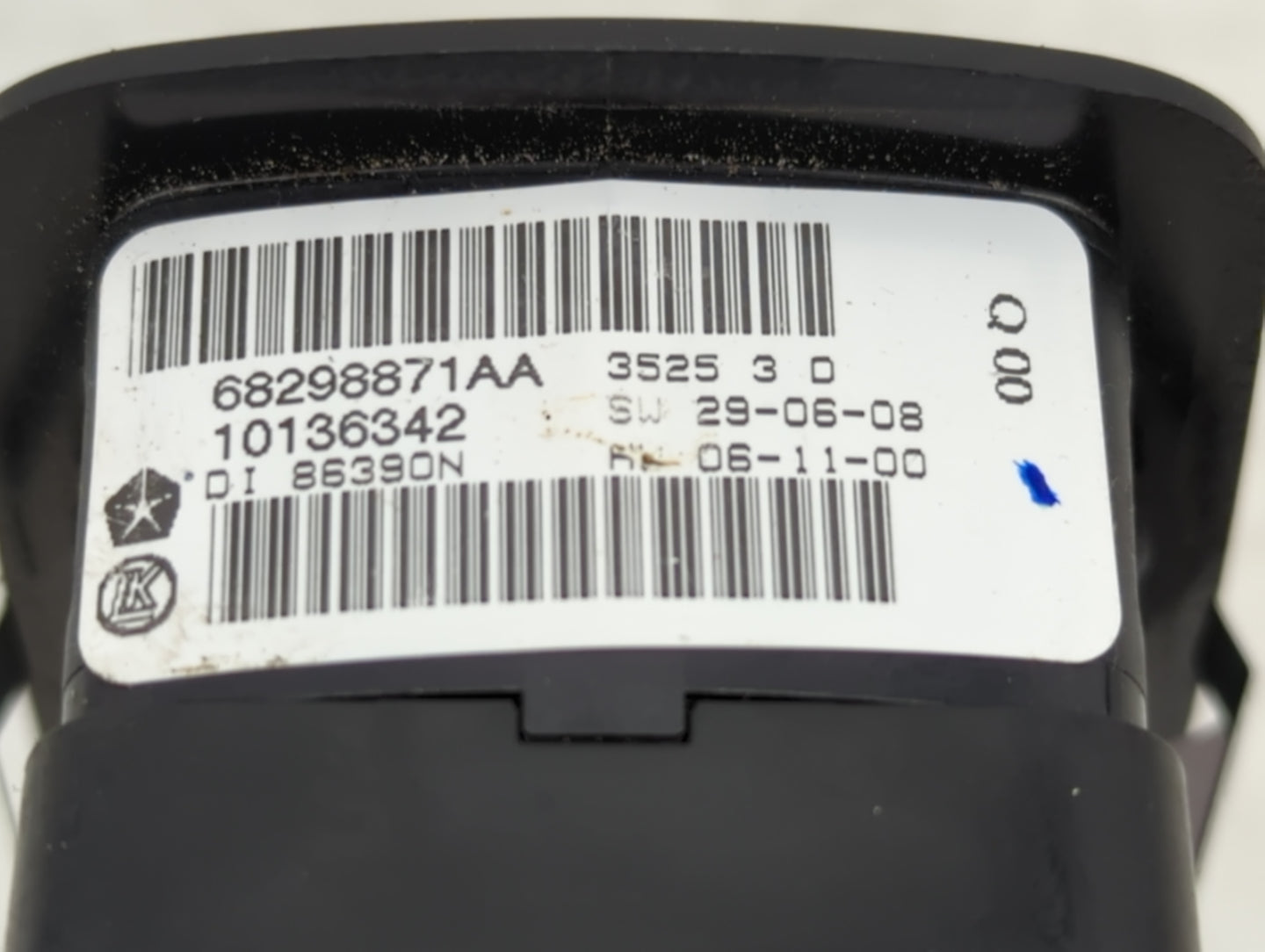 2015 Dodge Caravan Master Power Window Switch Replacement Driver Side Left P/N:10136342 68298871AA Fits Fits 2012 2013 2014 