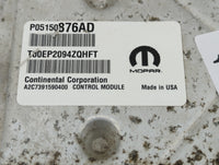 2015 Dodge Caravan PCM Engine Control Computer ECU ECM PCU OEM P/N:P05150876AD Fits OEM Used Auto Parts - Oemusedautoparts1.