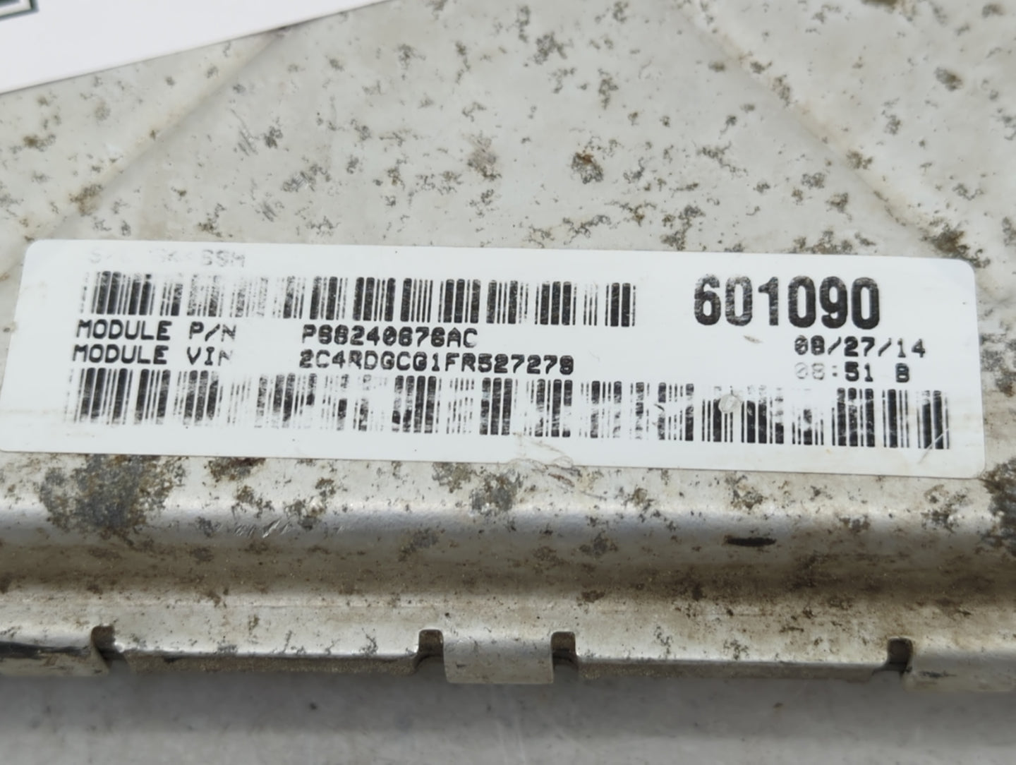 2015 Dodge Caravan PCM Engine Control Computer ECU ECM PCU OEM P/N:P05150876AD Fits OEM Used Auto Parts - Oemusedautoparts1.