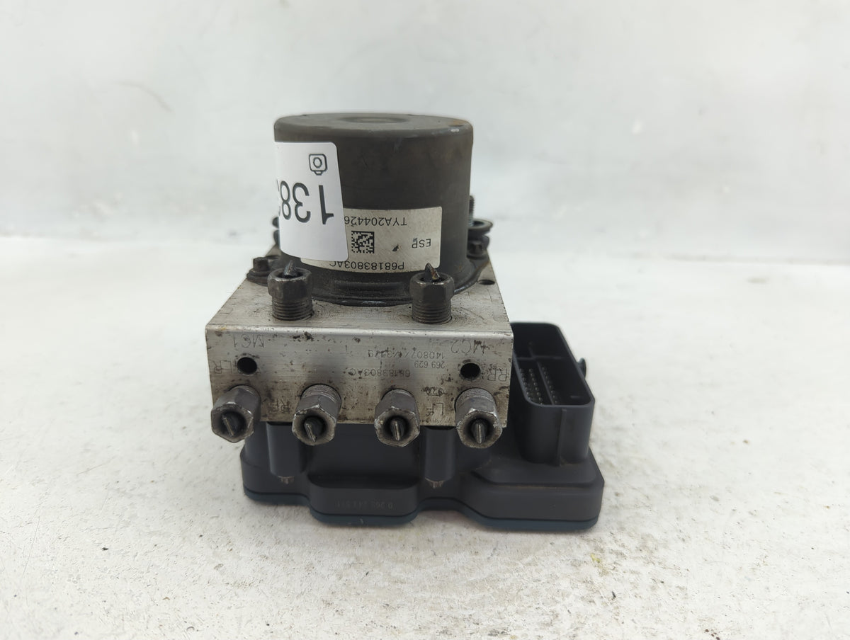 2015 Dodge Caravan Anti-Lock Brake ABS Pump Module Actuator OEM P/N:68183803AC Fits Fits 2016 2017 2018 2019 2020 OEM Used A