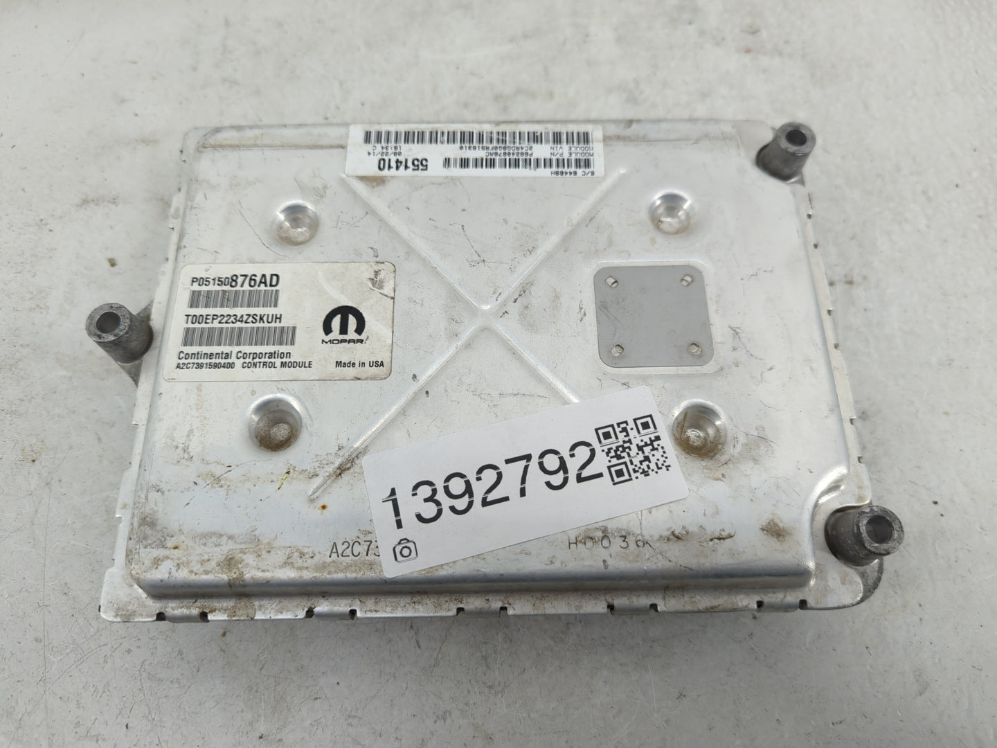 2015 Dodge Caravan PCM Engine Control Computer ECU ECM PCU OEM P/N:P68240676AC P05150876AD Fits OEM Used Auto Parts - Oemuse