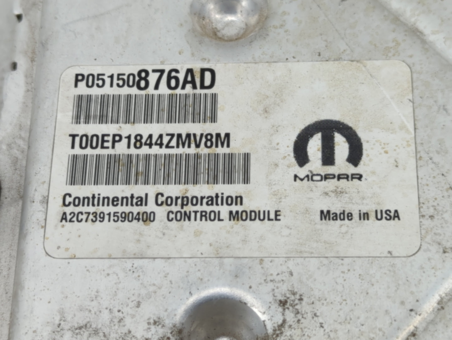 2015 Dodge Caravan PCM Engine Control Computer ECU ECM PCU OEM P/N:P05150876AD P68240676AC Fits OEM Used Auto Parts - Oemuse