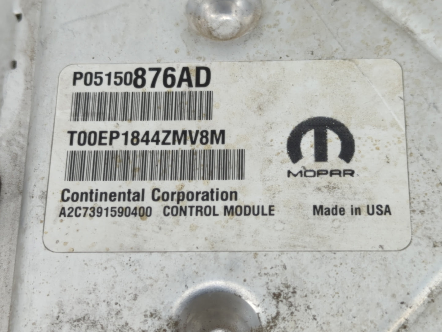 2015 Dodge Caravan PCM Engine Control Computer ECU ECM PCU OEM P/N:P05150876AD P68240676AC Fits OEM Used Auto Parts - Oemuse