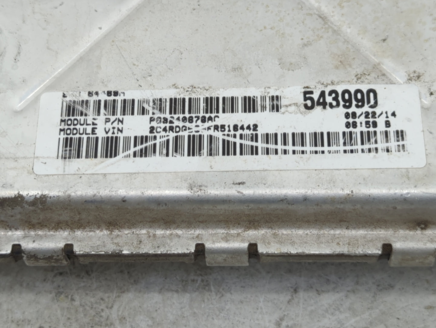 2015 Dodge Caravan PCM Engine Control Computer ECU ECM PCU OEM P/N:P05150876AD P68240676AC Fits OEM Used Auto Parts - Oemuse