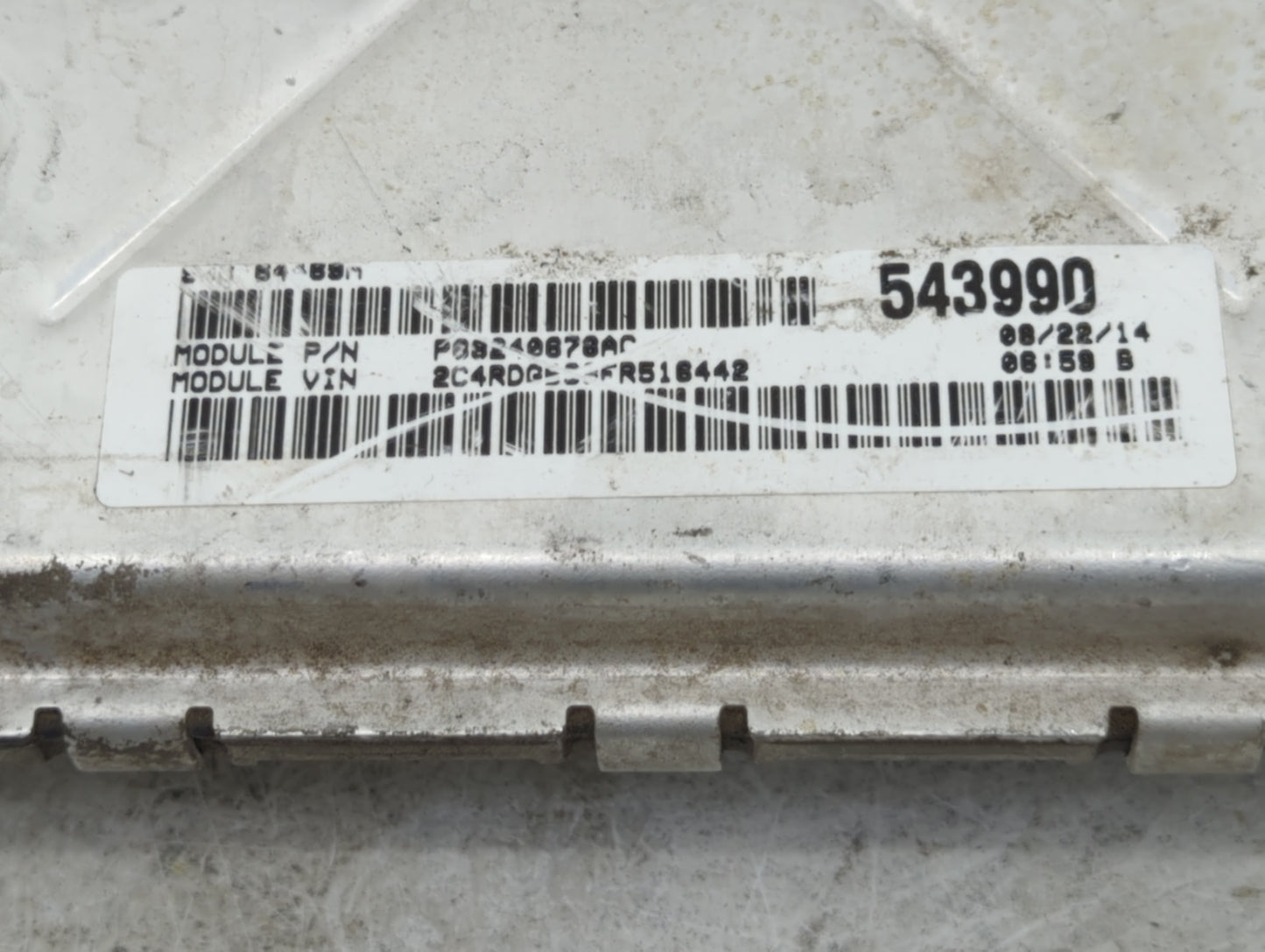 2015 Dodge Caravan PCM Engine Control Computer ECU ECM PCU OEM P/N:P05150876AD P68240676AC Fits OEM Used Auto Parts - Oemuse