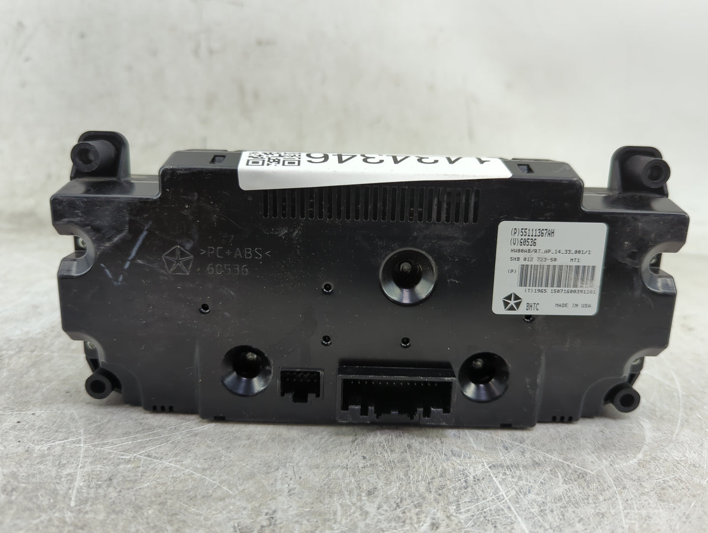 2015 Dodge Caravan Climate Control Module Temperature AC/Heater Replacement P/N:55111367AH 5HB012723-50 Fits OEM Used Auto P