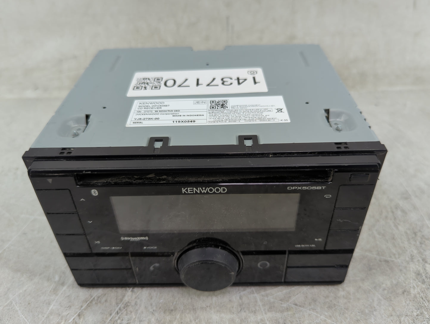 2015 Dodge Caravan Radio AM FM Cd Player Receiver Replacement P/N:DPX505BT YJ5-273K-00, 119X0549, ZWV88112, 12033A-88112 Fit