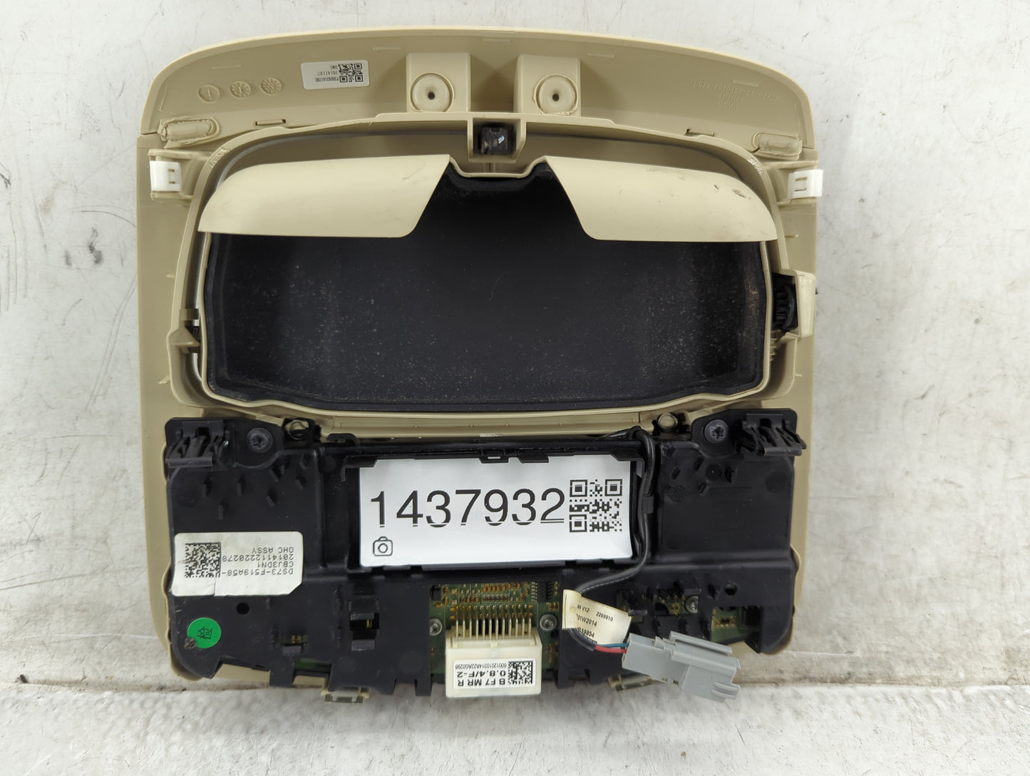 2015 Dodge Caravan Overhead Roof Console - Oemusedautoparts1.com