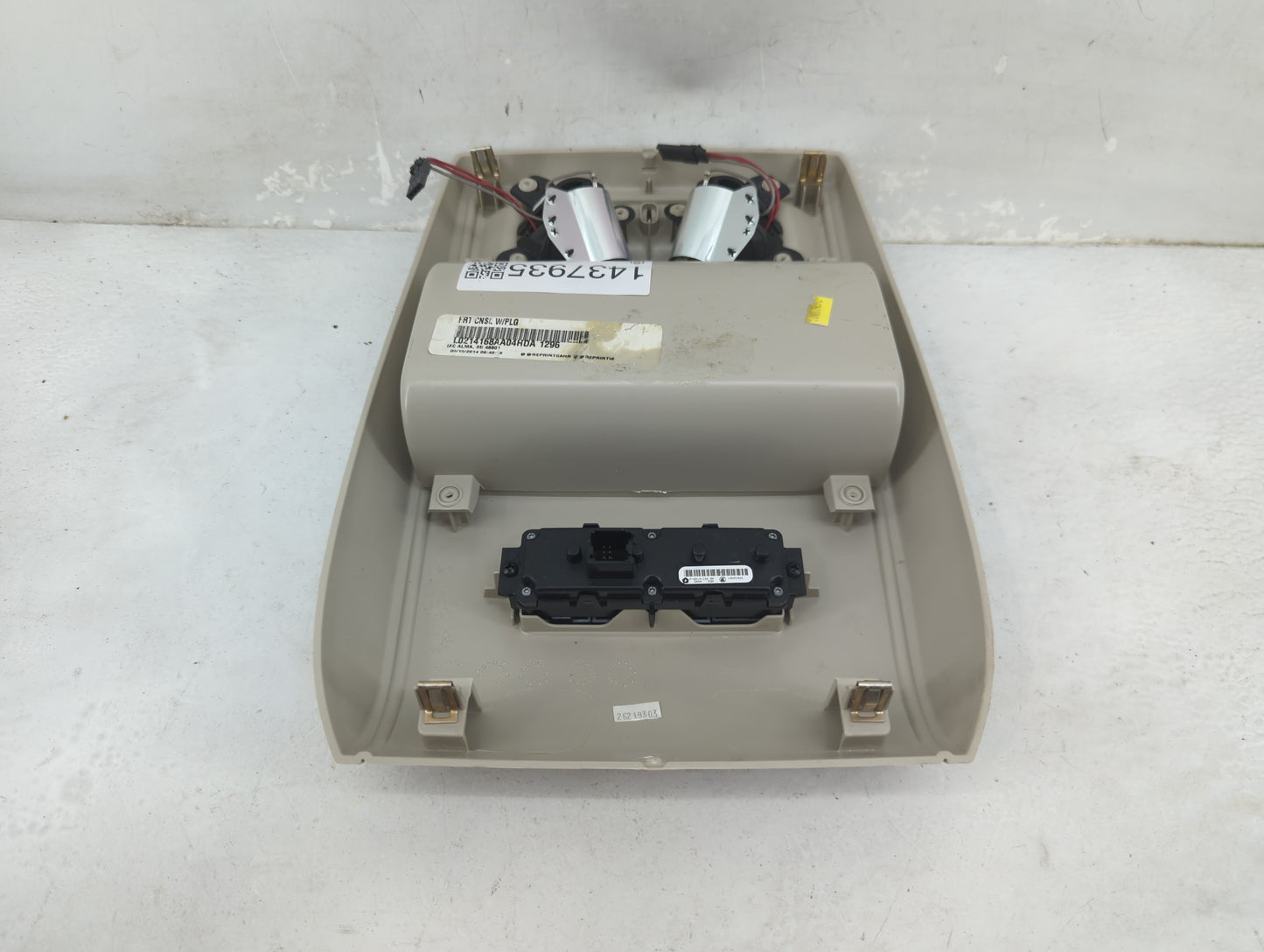 2015 Dodge Caravan Overhead Roof Console - Oemusedautoparts1.com
