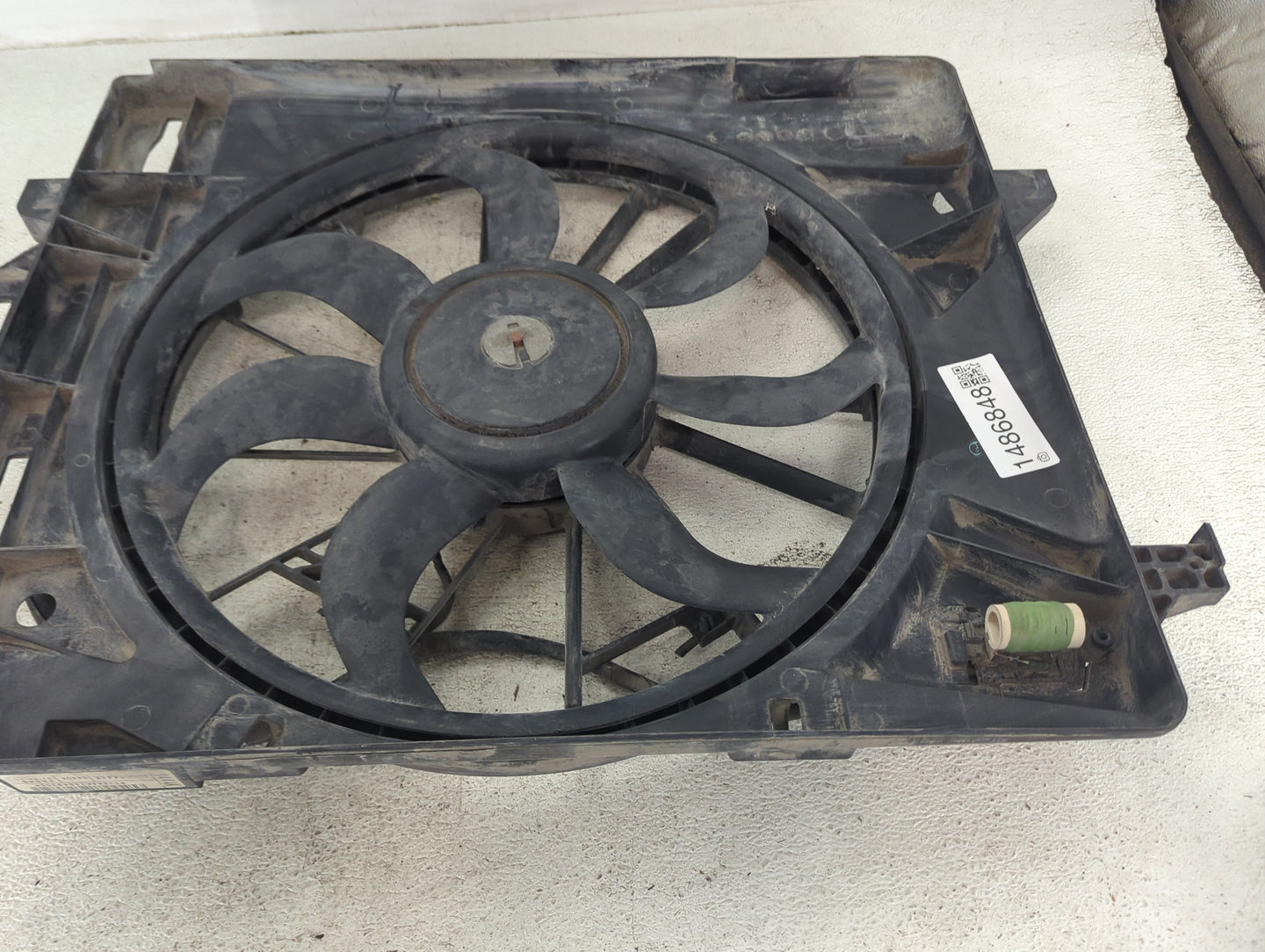 2015 Dodge Caravan Electric Radiator Cooling Fan Motor Assembly Fits OEM Used Auto Parts - Oemusedautoparts1.com