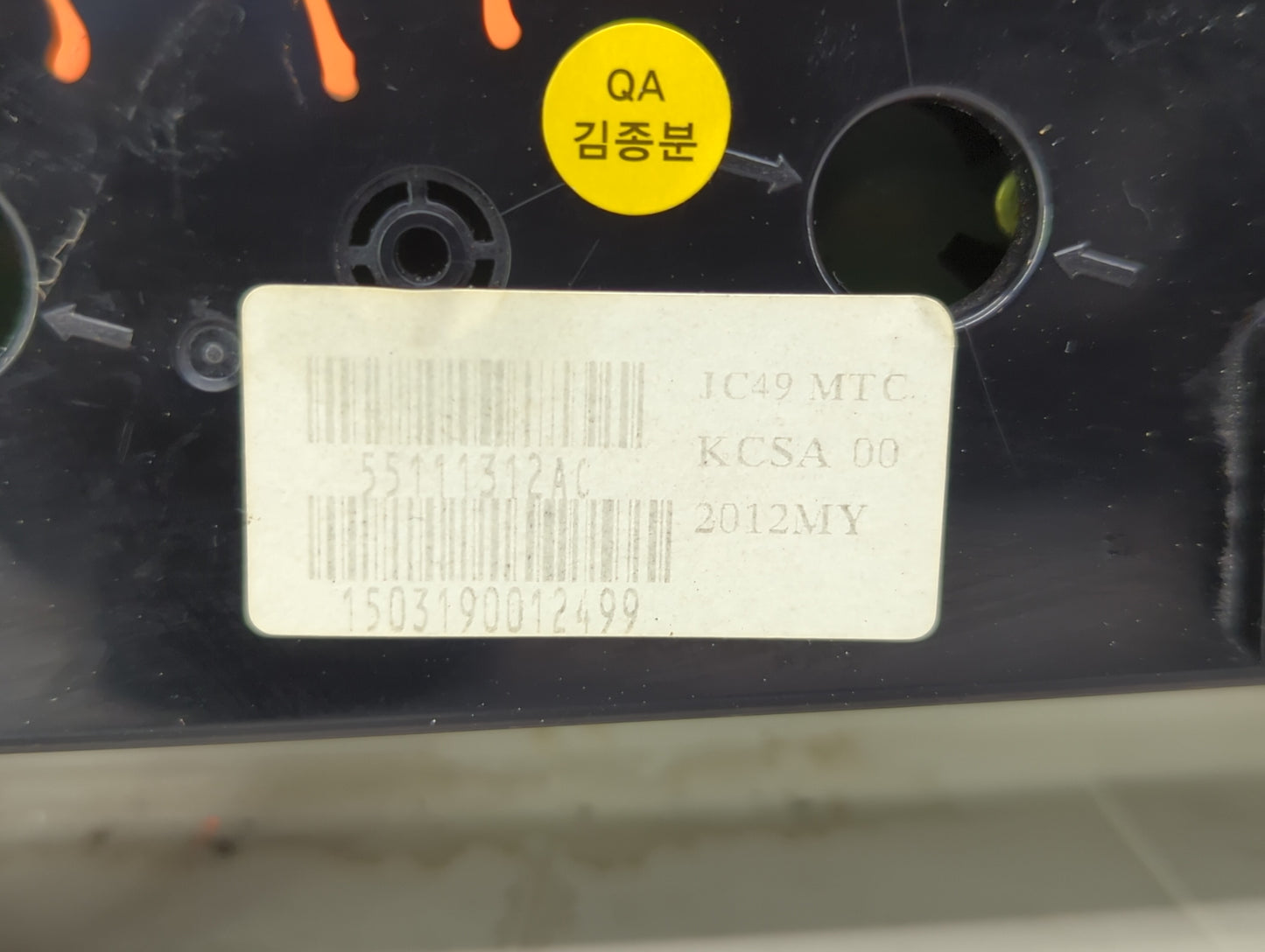 2015 Dodge Caravan Climate Control Module Temperature AC/Heater Replacement P/N:551113412AC Fits OEM Used Auto Parts - Oemus