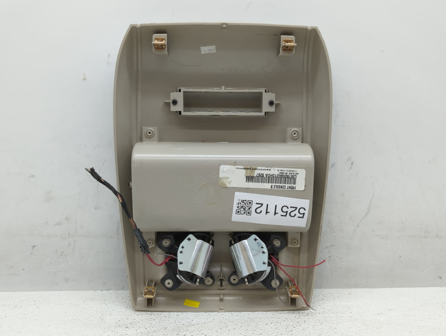 2015 Dodge Caravan Overhead Roof Console - Oemusedautoparts1.com