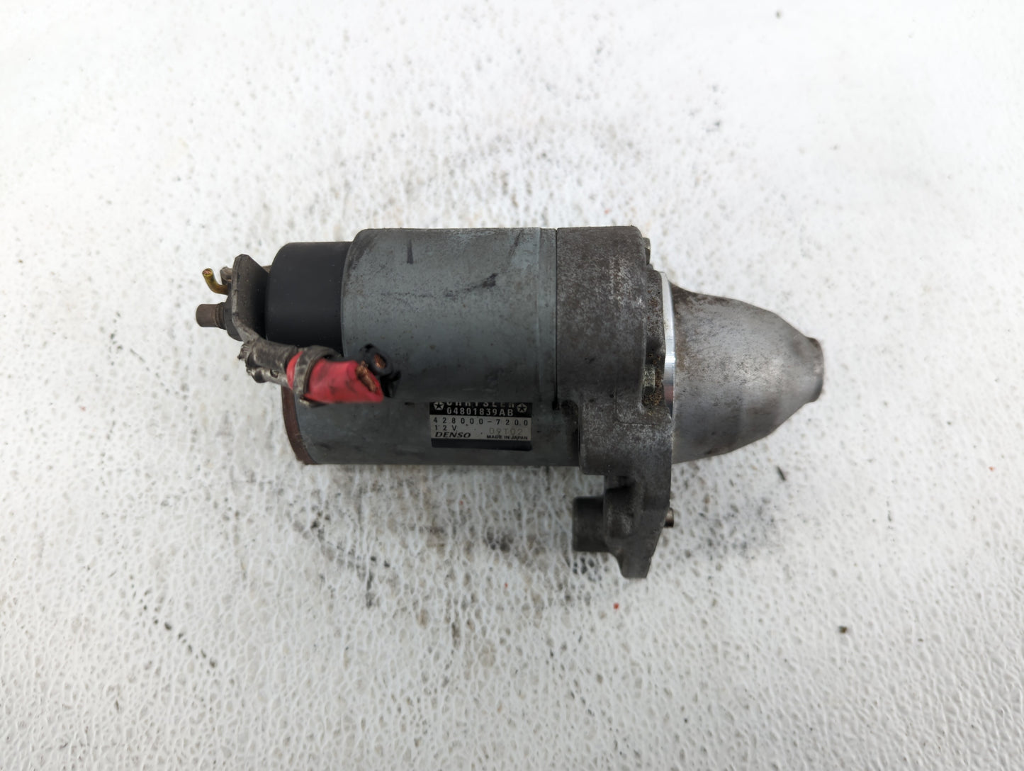 2015 Dodge Caravan Car Starter Motor Solenoid OEM P/N:04801839AB Fits Fits 2011 2012 2013 2014 2016 2017 2018 2019 2020 2021
