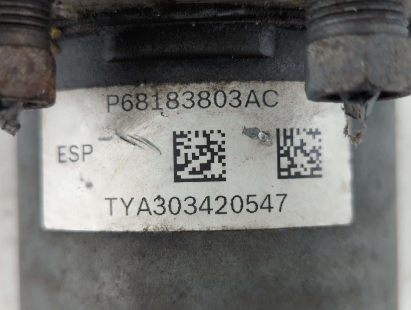 2015 Dodge Caravan ABS Pump Control Module Replacement P/N:P68183803AC Fits Fits 2016 2017 2018 2019 2020 OEM Used Auto Part