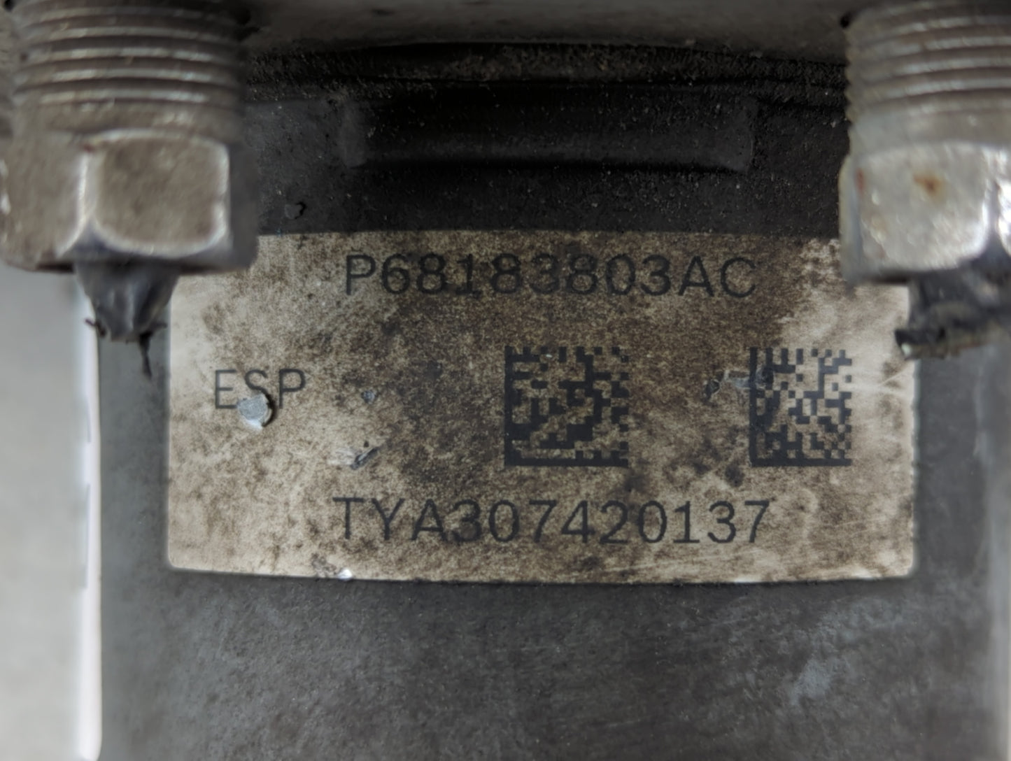 2015 Dodge Caravan ABS Pump Control Module Replacement P/N:P68183803AC Fits Fits 2016 2017 2018 2019 2020 OEM Used Auto Part