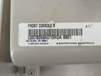 2015 Dodge Caravan Overhead Roof Console - Oemusedautoparts1.com