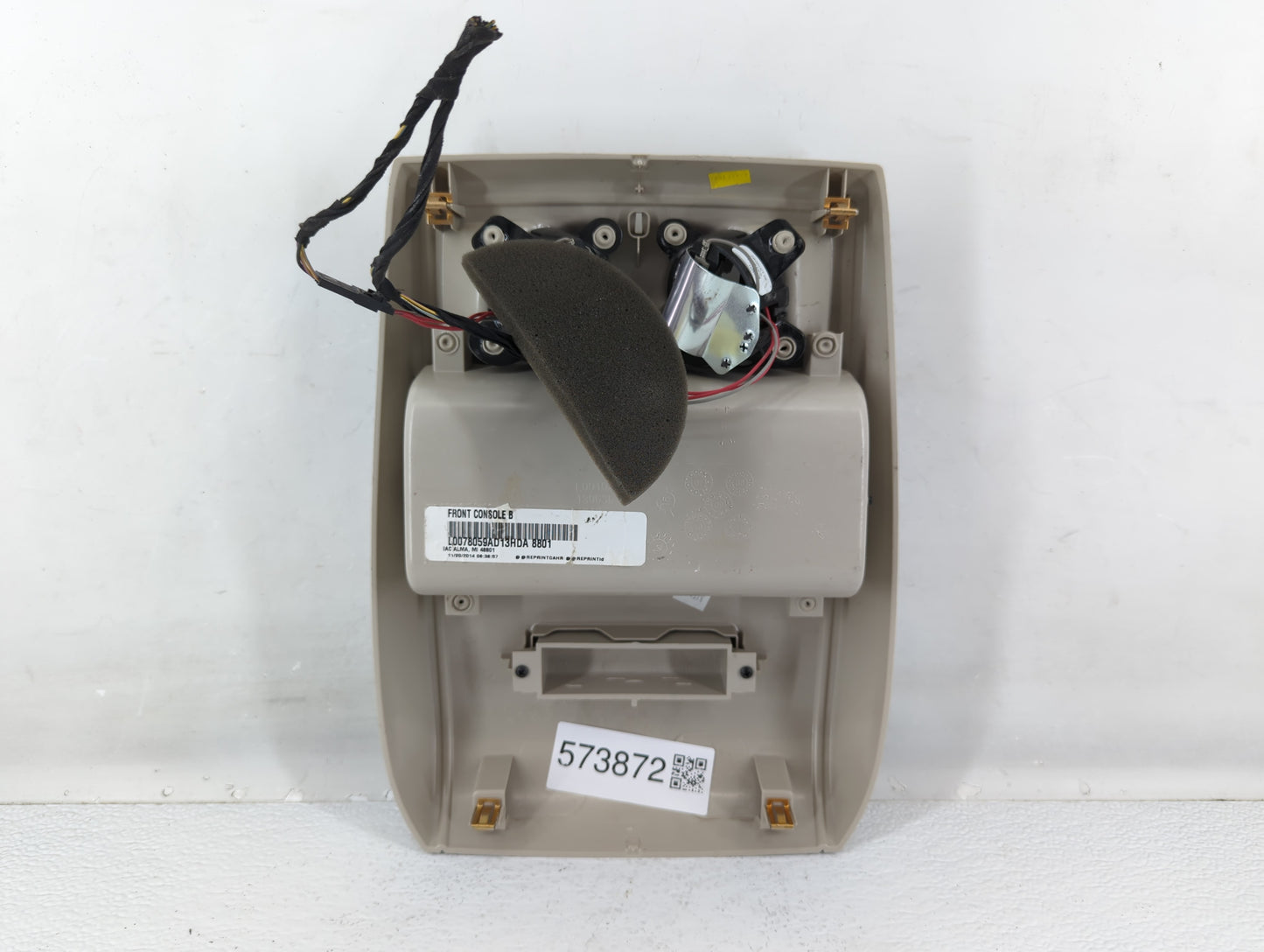 2015 Dodge Caravan Overhead Roof Console - Oemusedautoparts1.com