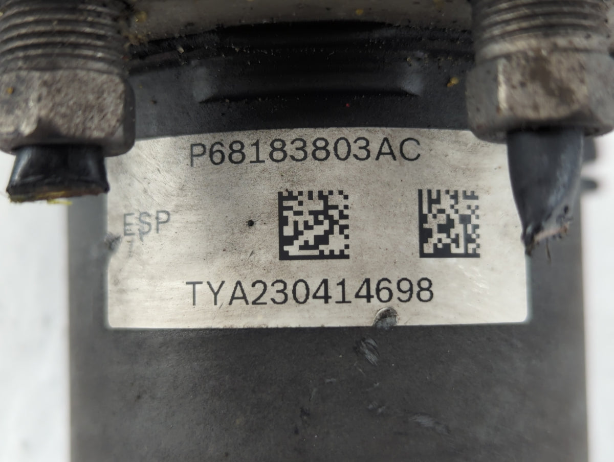 2015 Dodge Caravan Anti-Lock Brake ABS Pump Module Actuator OEM P/N:P68183803AC Fits Fits 2016 2017 2018 2019 2020 OEM Used 