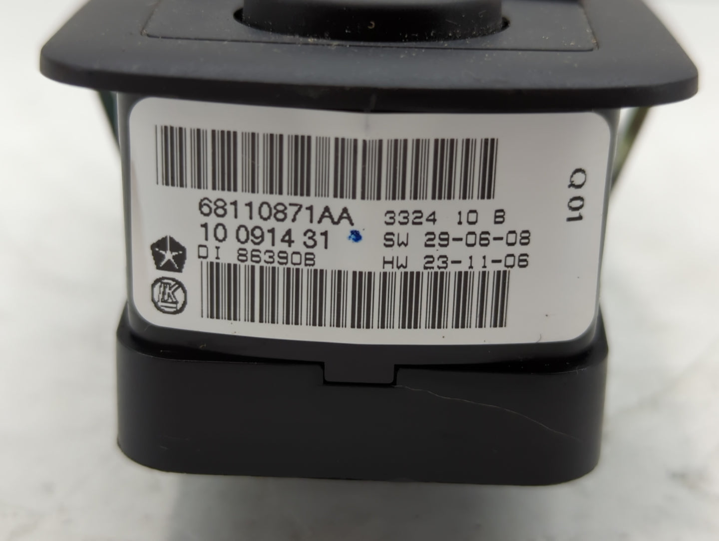 2015 Dodge Caravan Master Power Window Switch Replacement Driver Side Left P/N:68110871AA Fits Fits 2012 2013 2014 2016 OEM 