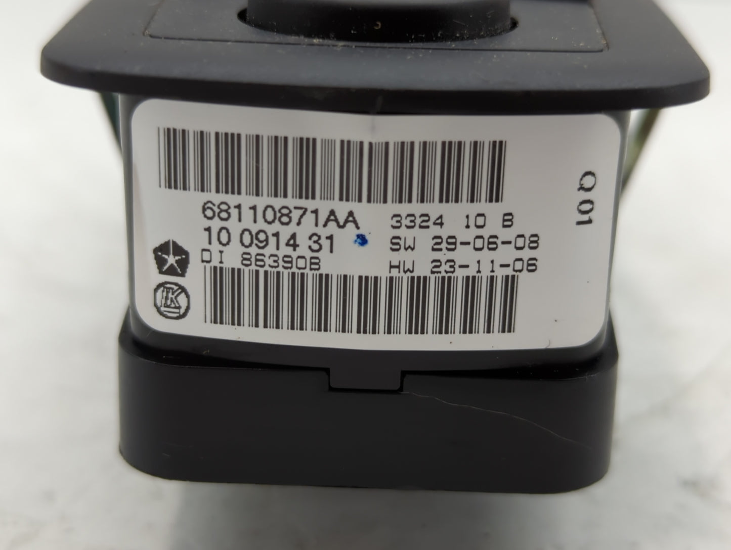 2015 Dodge Caravan Master Power Window Switch Replacement Driver Side Left P/N:68110871AA Fits Fits 2012 2013 2014 2016 OEM 