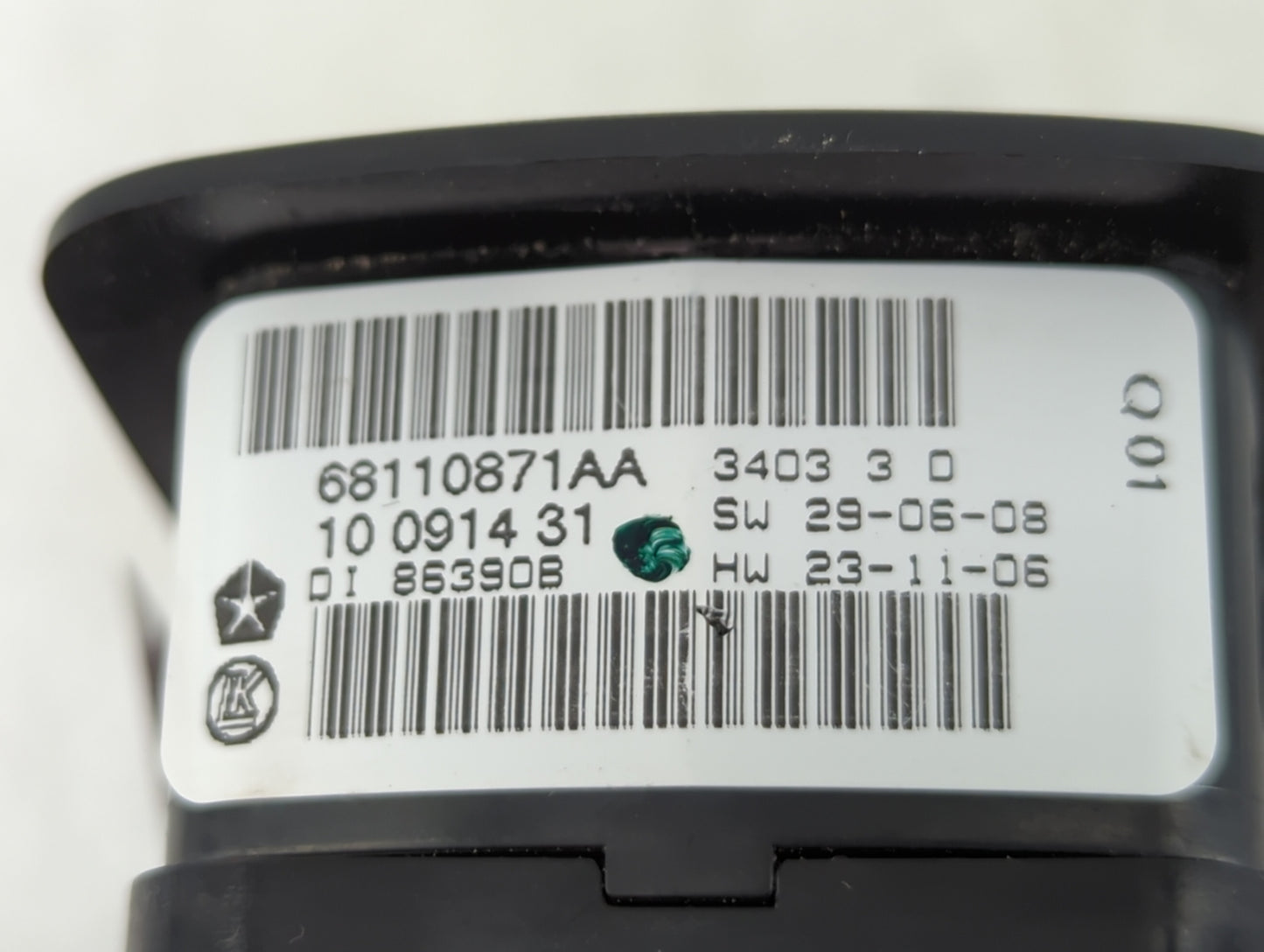 2015 Dodge Caravan Master Power Window Switch Replacement Driver Side Left P/N:68110871AA Fits Fits 2012 2013 2014 2016 OEM 