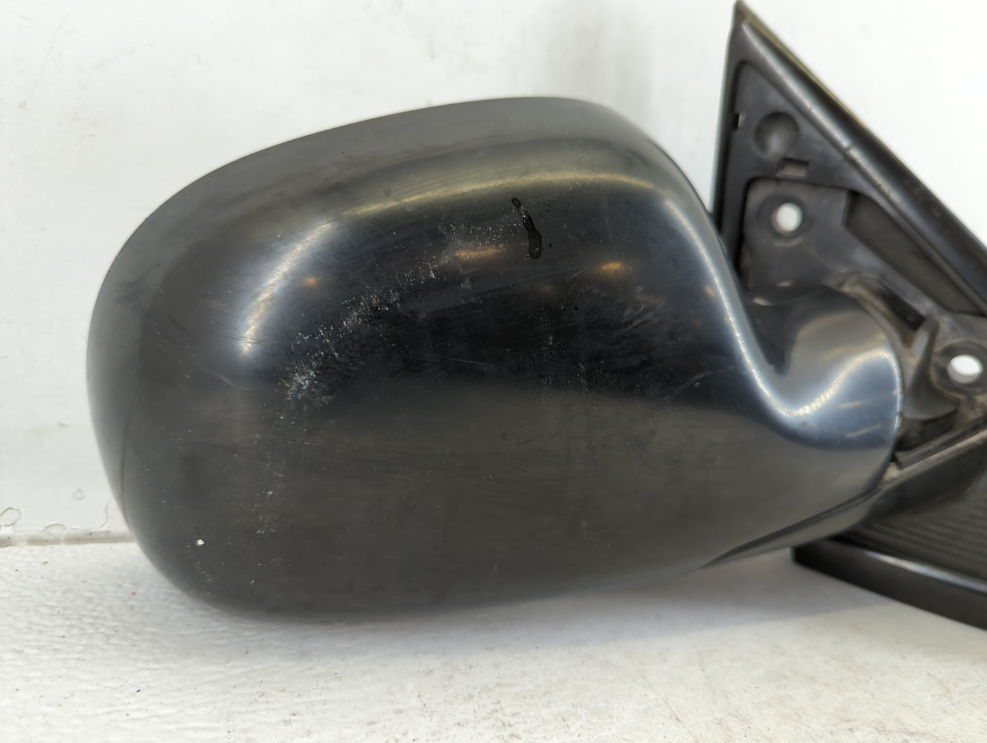 Dodge Caravan Passenger Right Side View Manual Door Mirror Black - Oemusedautoparts1.com