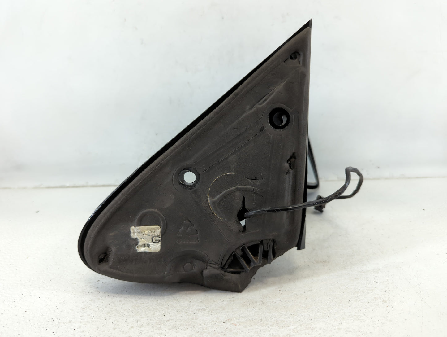 Dodge Caravan Passenger Right Side View Manual Door Mirror Black - Oemusedautoparts1.com