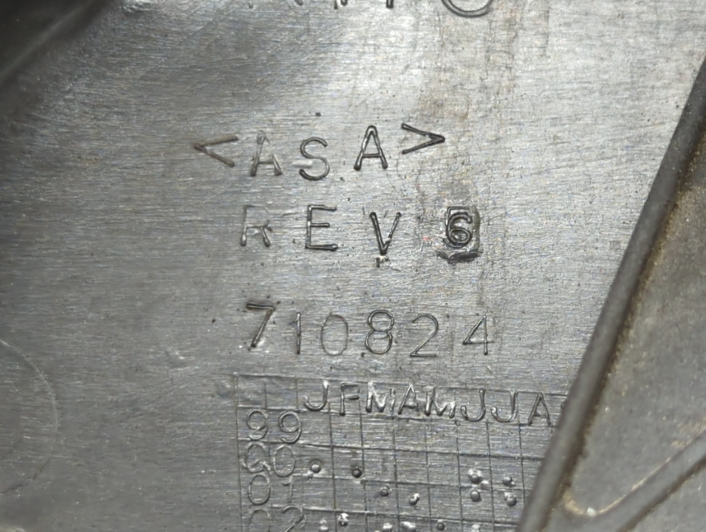 Dodge Caravan Passenger Right Side View Manual Door Mirror Black - Oemusedautoparts1.com