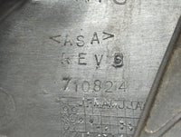 Dodge Caravan Passenger Right Side View Manual Door Mirror Black - Oemusedautoparts1.com