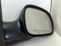 Dodge Caravan Passenger Right Side View Manual Door Mirror Black - Oemusedautoparts1.com
