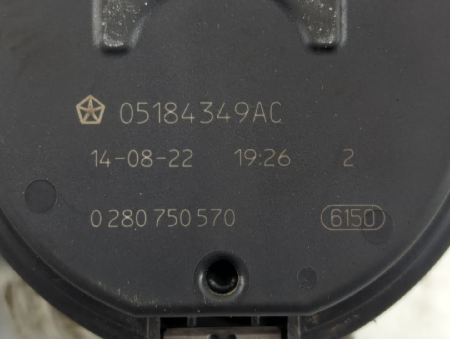 2015 Dodge Caravan Throttle Body P/N:0 280 750 570 05184349AC Fits Fits 2011 2012 2013 2014 2016 2017 2018 2019 2020 2021 20