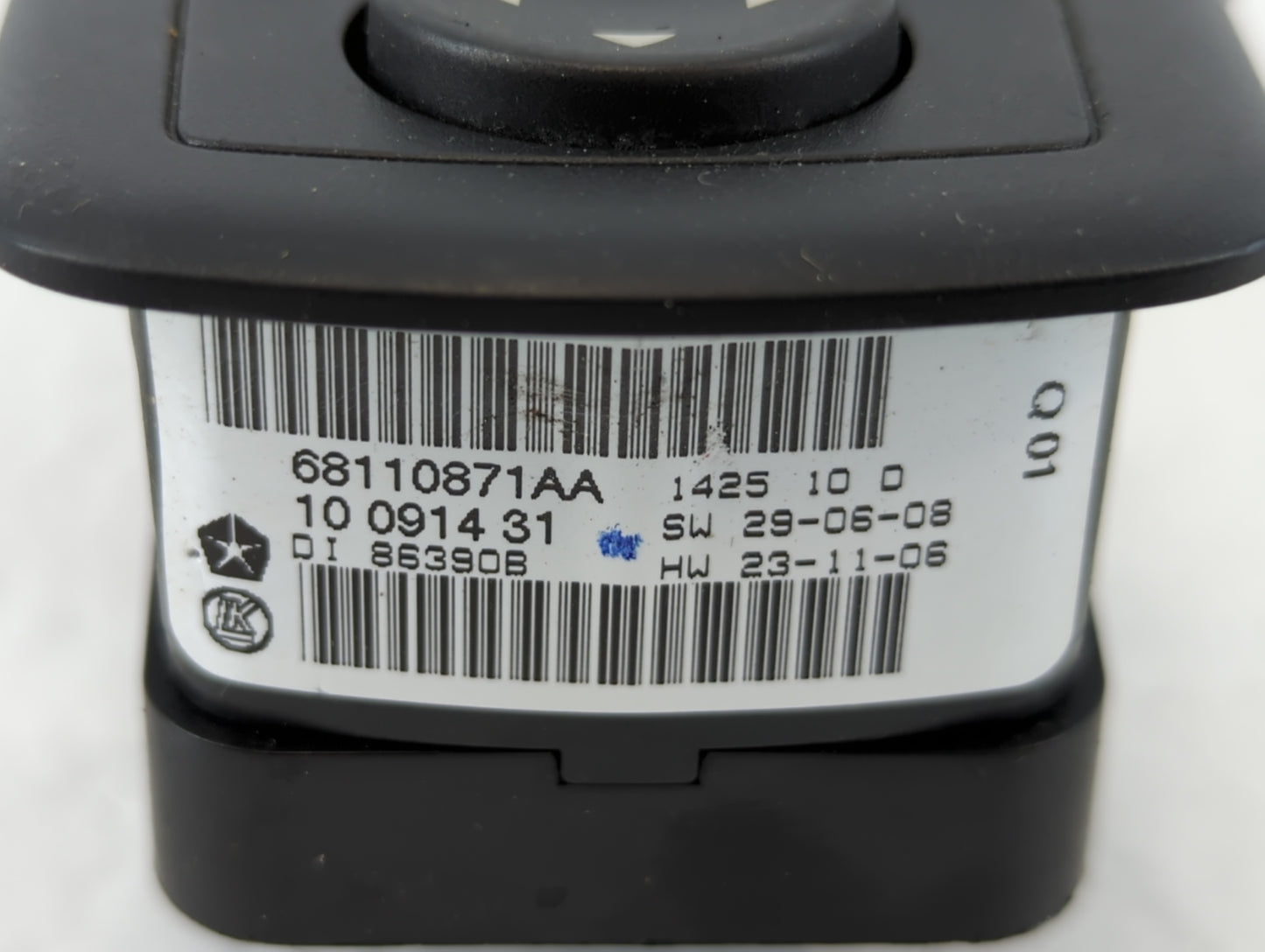2015 Dodge Caravan Master Power Window Switch Replacement Driver Side Left P/N:68110871AA Fits Fits 2012 2013 2014 2016 OEM 