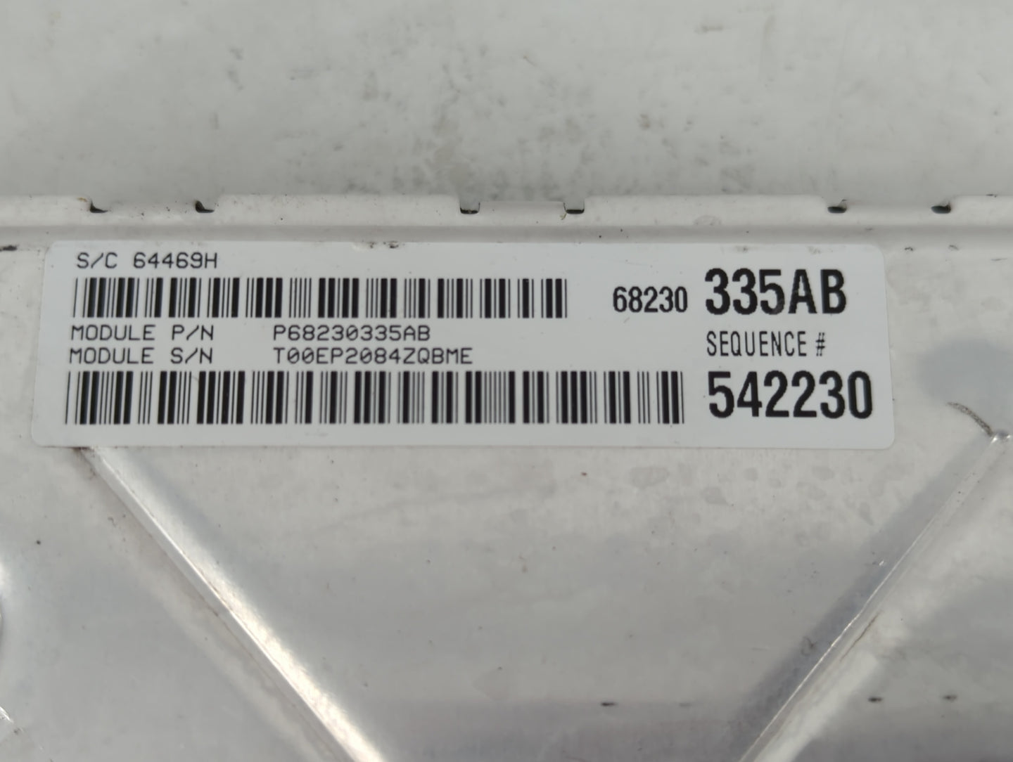 2015 Dodge Challenger PCM Engine Control Computer ECU ECM PCU OEM P/N:P68230335AB Fits OEM Used Auto Parts - Oemusedautopart
