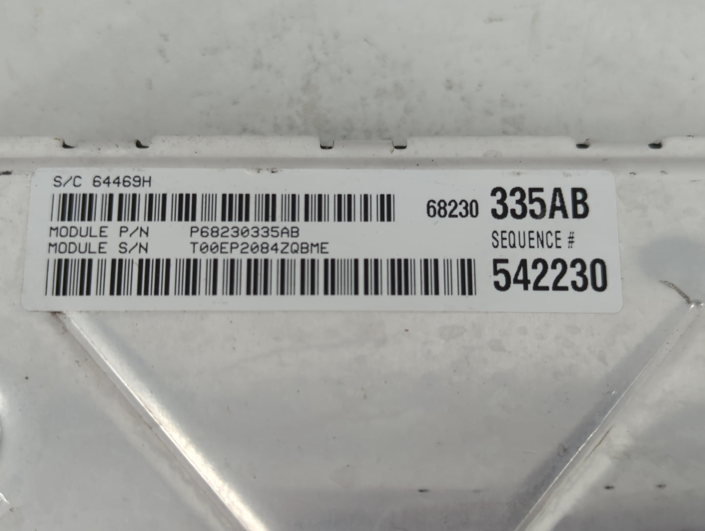 2015 Dodge Challenger PCM Engine Control Computer ECU ECM PCU OEM P/N:P68230335AB Fits OEM Used Auto Parts - Oemusedautopart