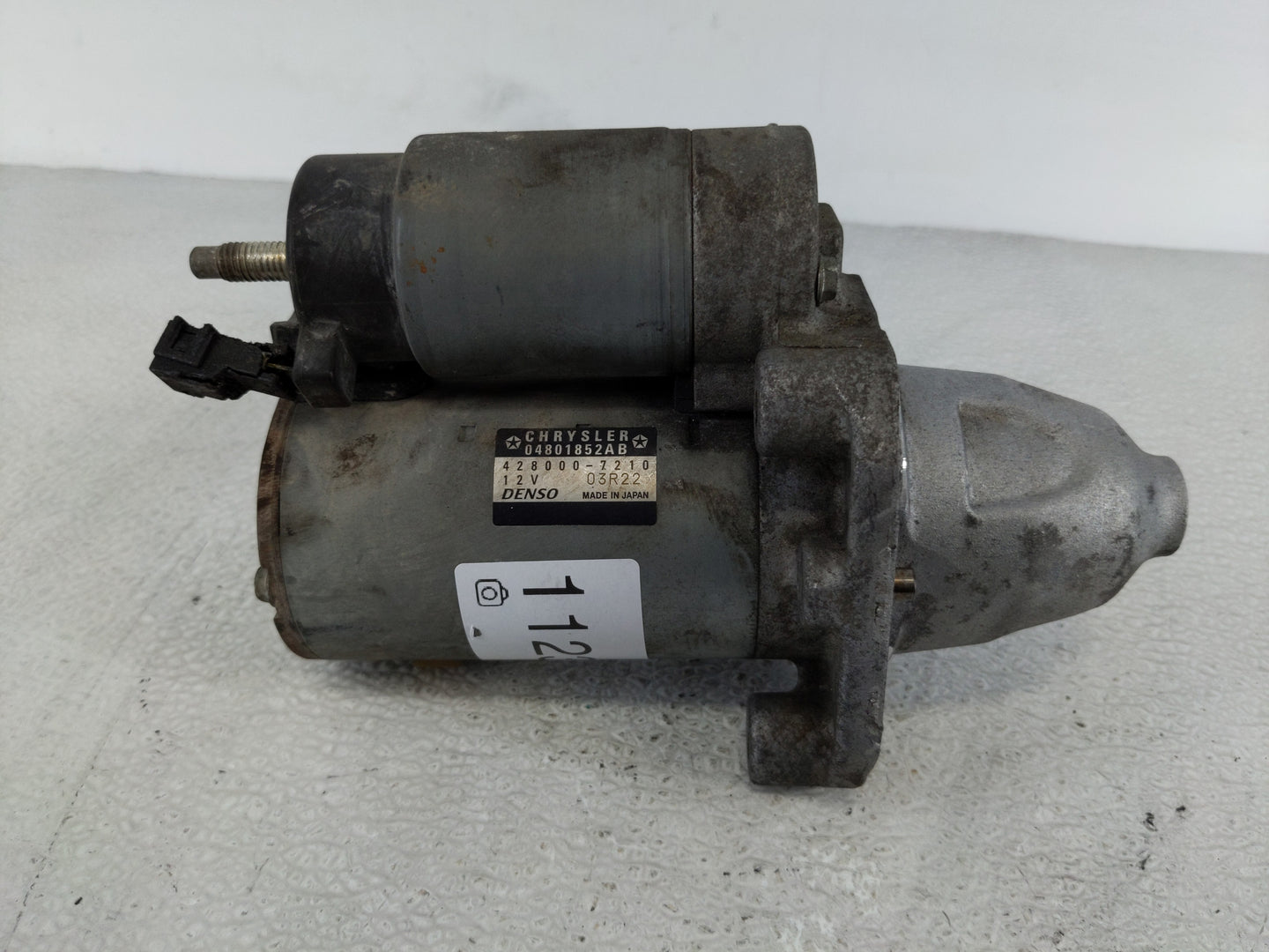 2011-2016 Dodge Challenger Car Starter Motor Solenoid OEM P/N:428000-7210 Fits Fits 2011 2012 2013 2014 2015 2016 OEM Used A