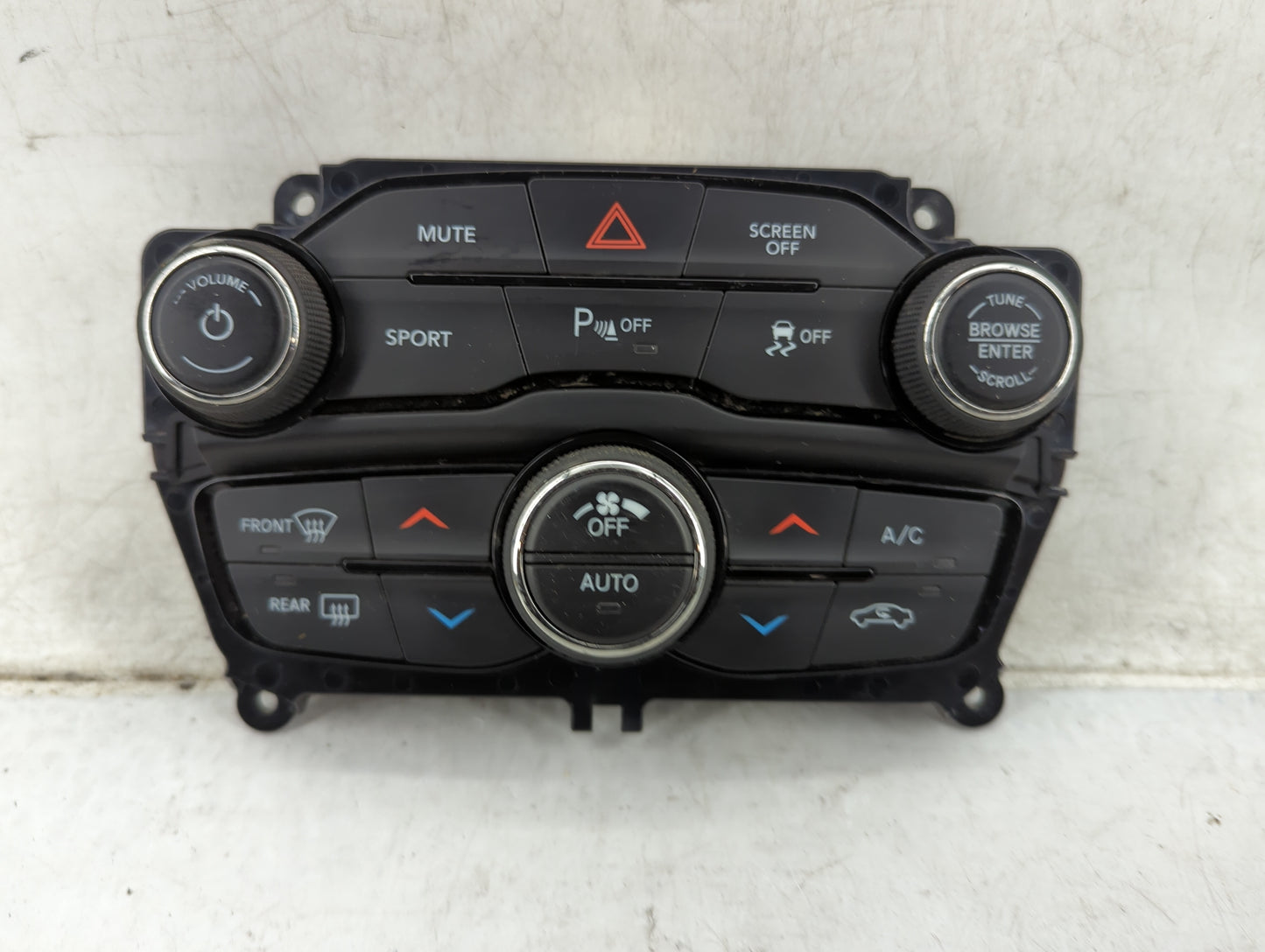 2016 Dodge Challenger Climate Control Module Temperature AC/Heater Replacement P/N:68293630AD Fits OEM Used Auto Parts - Oem