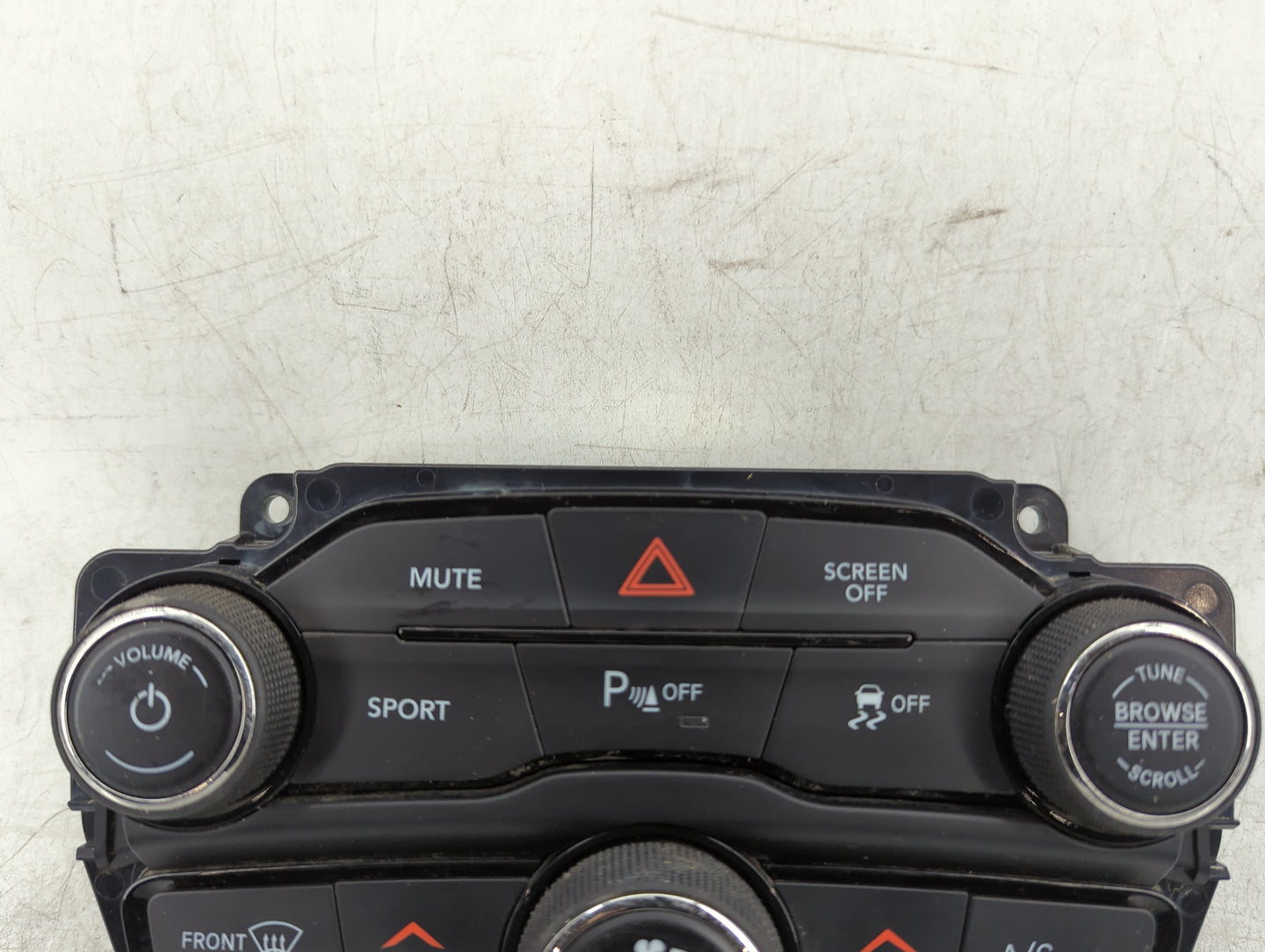 2016 Dodge Challenger Climate Control Module Temperature AC/Heater Replacement P/N:68293630AD Fits OEM Used Auto Parts - Oem