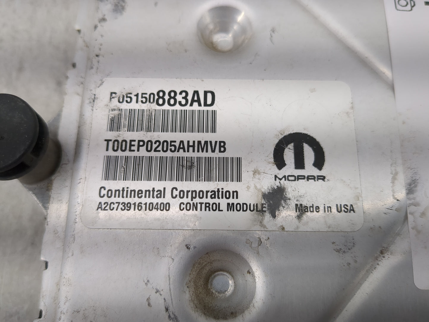 2015 Dodge Challenger PCM Engine Control Computer ECU ECM PCU OEM P/N:P05150883AD T00EP0205AHMVB, A2C7391610400, A2C73312900