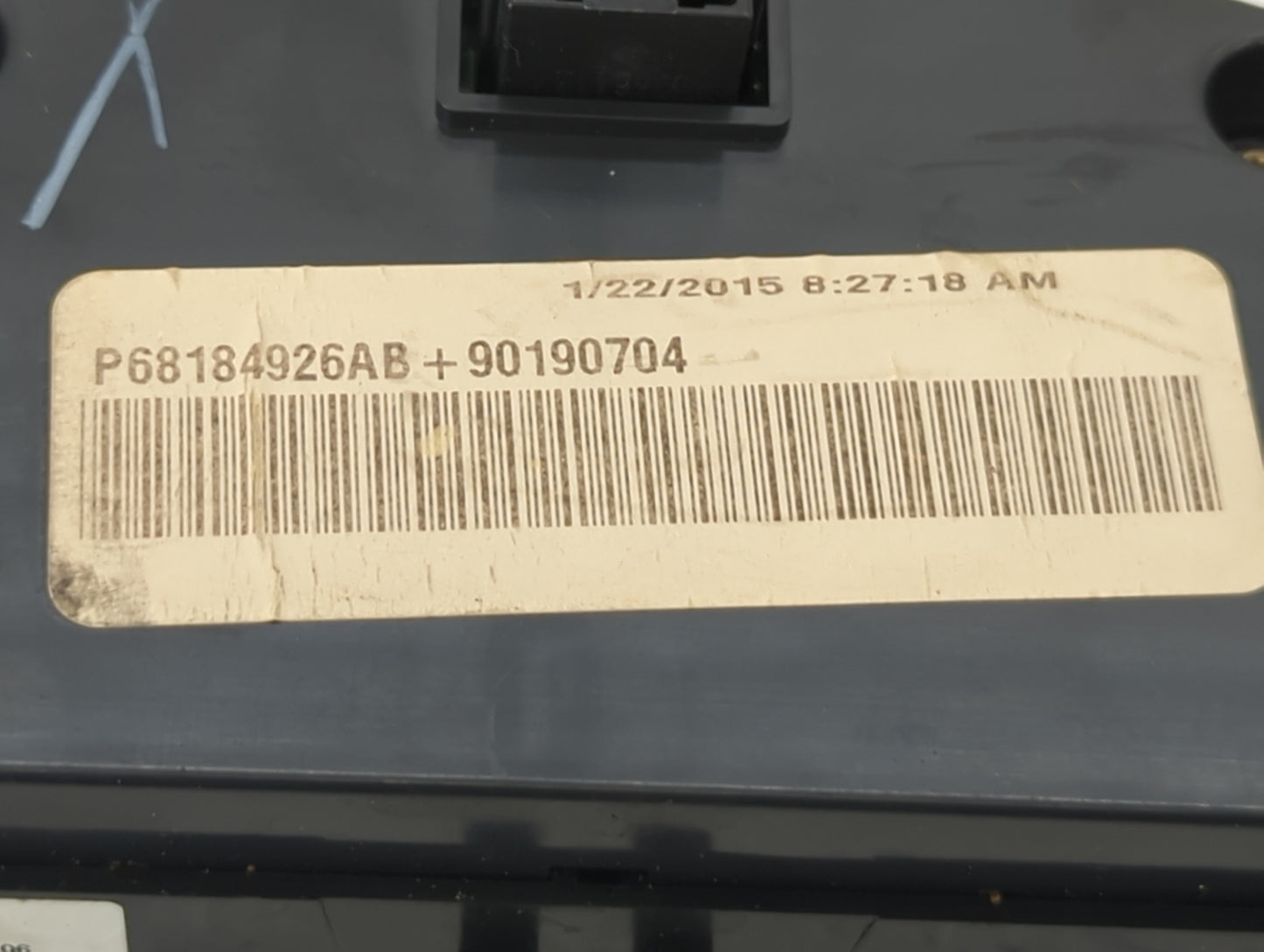 2015 Dodge Challenger Radio Control Panel - Oemusedautoparts1.com