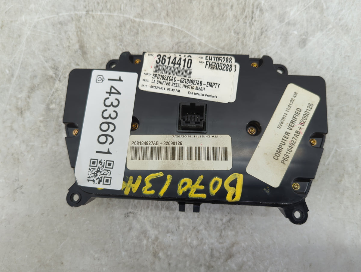 2015 Dodge Challenger Climate Control Module Temperature AC/Heater Replacement P/N:P68184927AB 82090126, 5PG702XCAC Fits OEM
