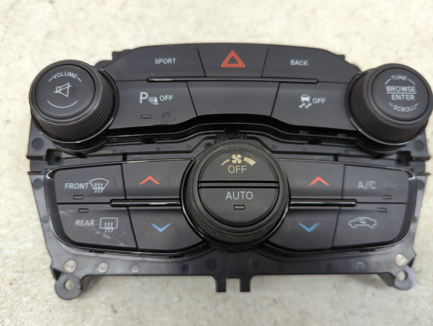 2015-2016 Dodge Challenger Climate Control Module Temperature AC/Heater Replacement P/N:5PG702XCAD Fits Fits 2015 2016 OEM U