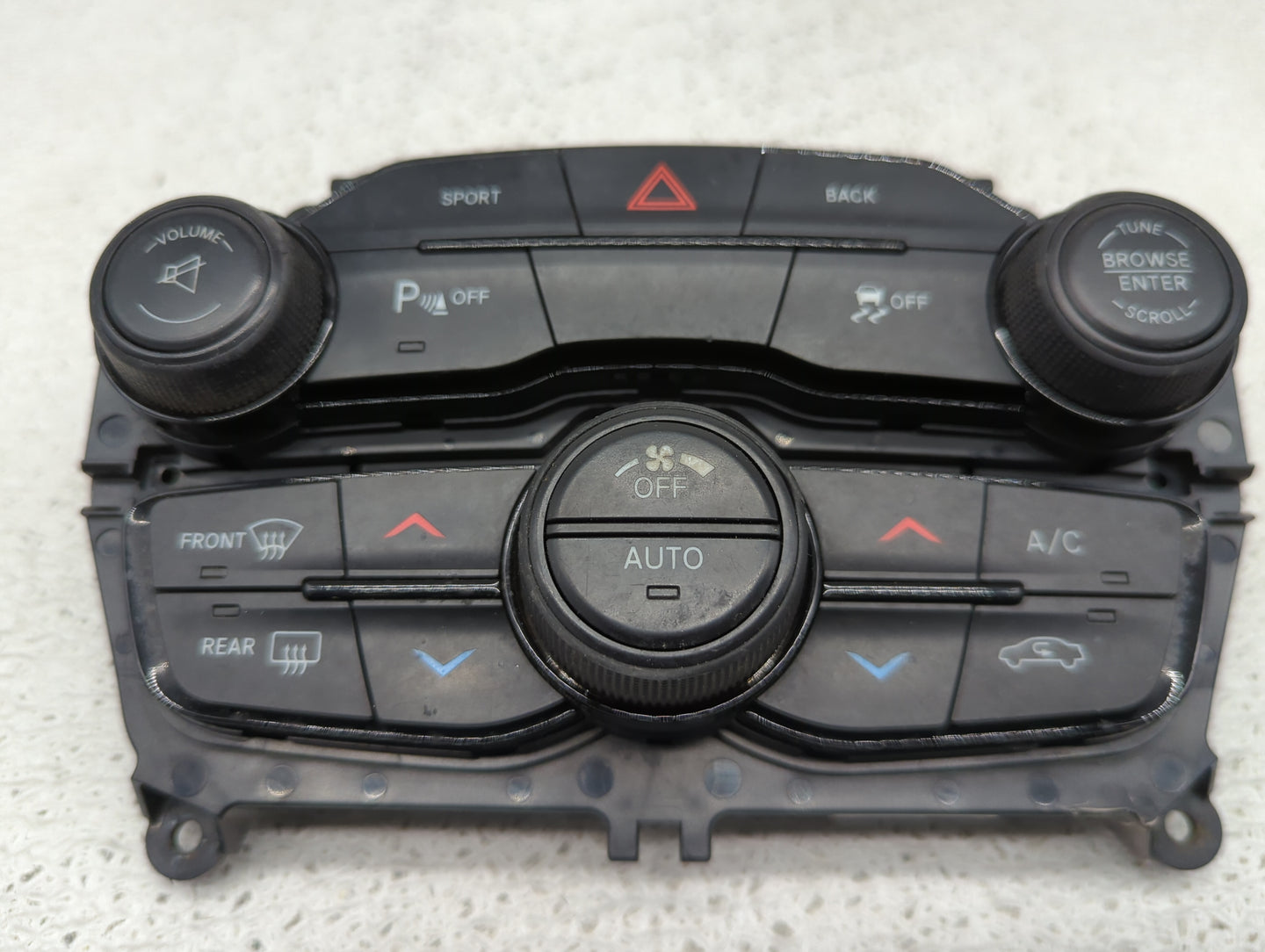 2016 Dodge Challenger Climate Control Module Temperature AC/Heater Replacement P/N:FH705965 3542230 Fits OEM Used Auto Parts