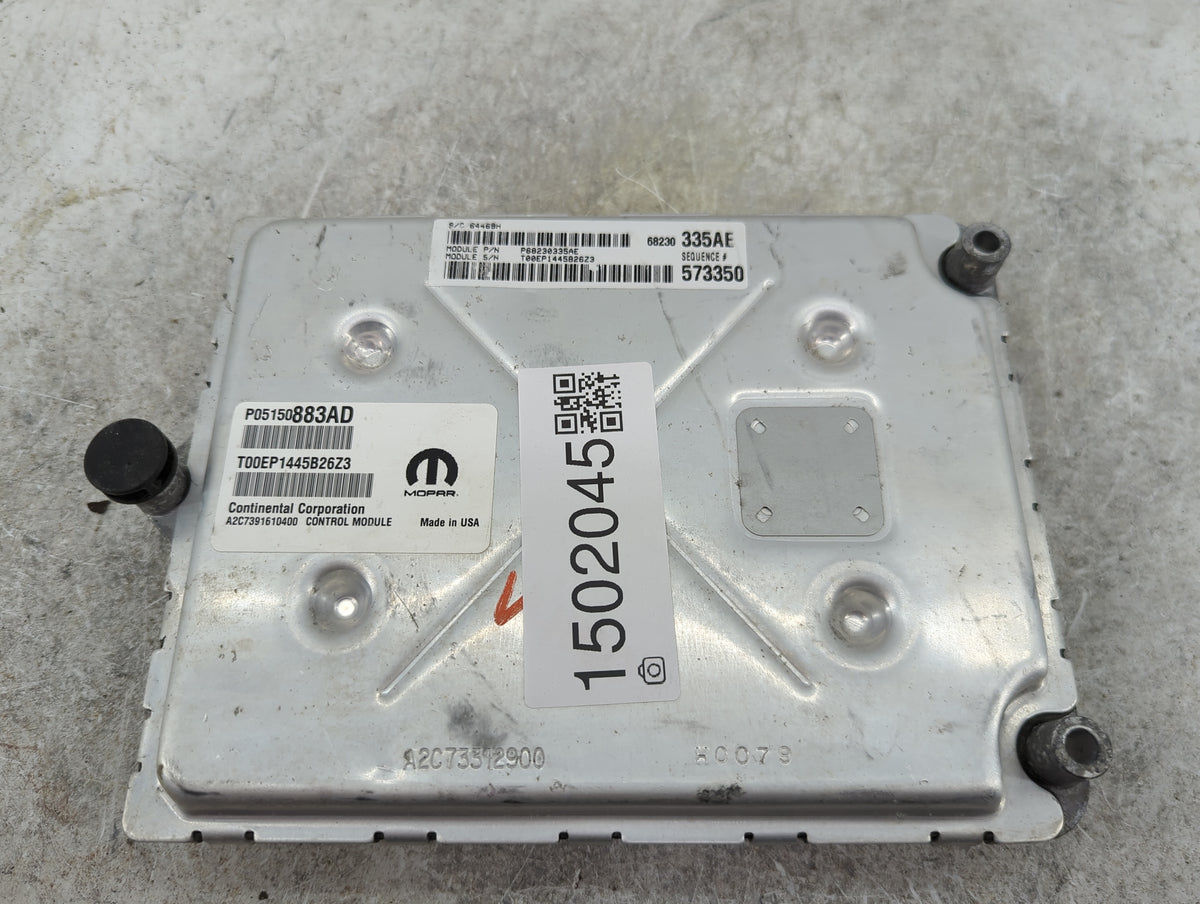 2015 Dodge Challenger PCM Engine Control Computer ECU ECM PCU OEM P/N:P05150883AD P68230335AE, T00EP1445B26Z3, A2C7391610400