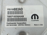 2015 Dodge Challenger PCM Engine Control Computer ECU ECM PCU OEM P/N:P0515088AD Fits OEM Used Auto Parts - Oemusedautoparts