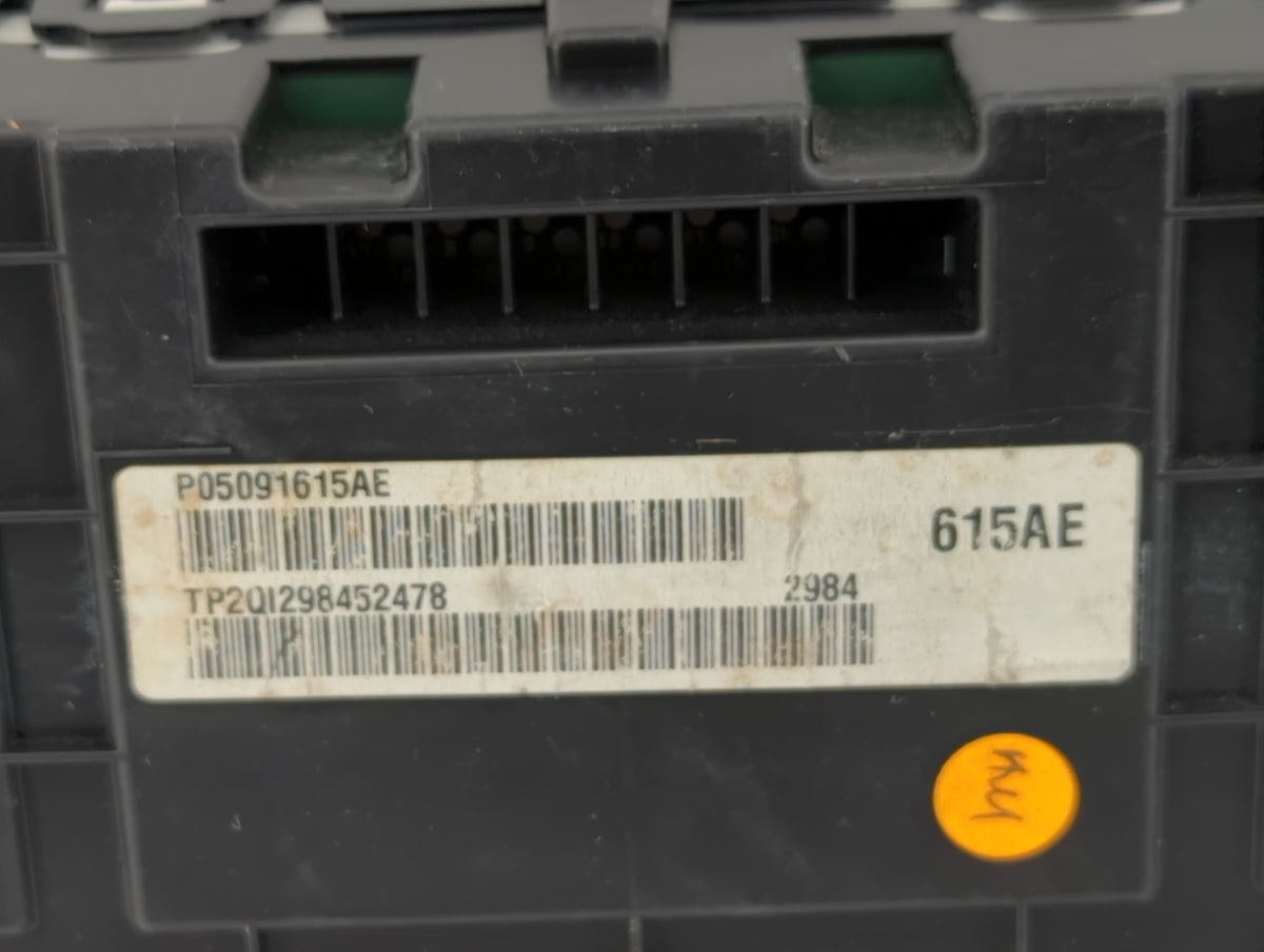 2015 Dodge Challenger Instrument Cluster Speedometer Gauges P/N:P05091615AE Miles: Fits OEM Used Auto Parts - Oemusedautopar